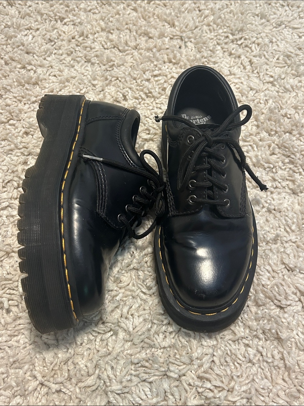 Dr. Martens Black Platform 8053 shoes in great condition